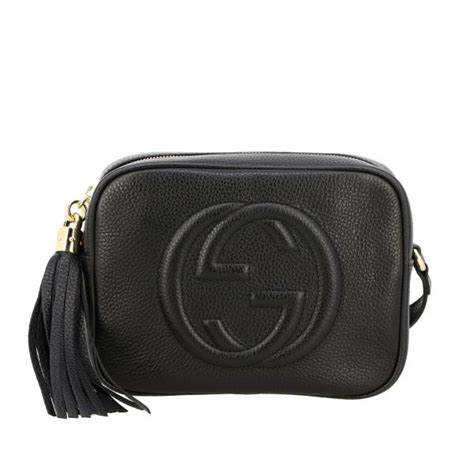 gucci tasche leder schwarz|gucci bag price real.